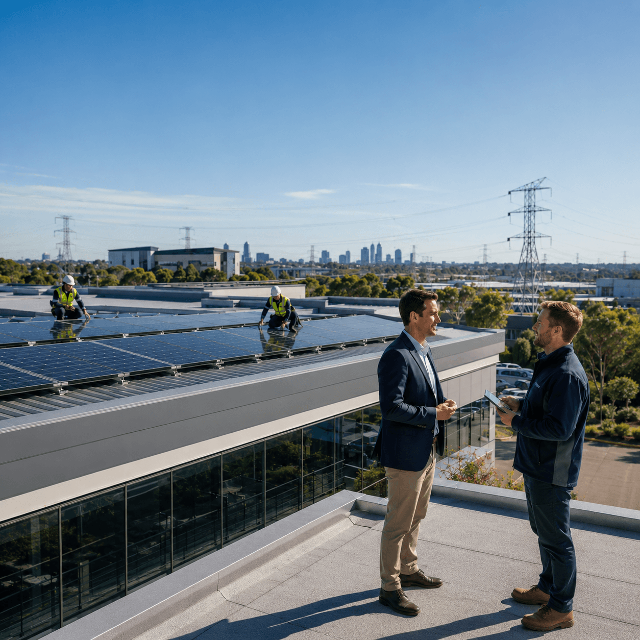 Australian family enjoying solar-powered home in Melbourne suburb