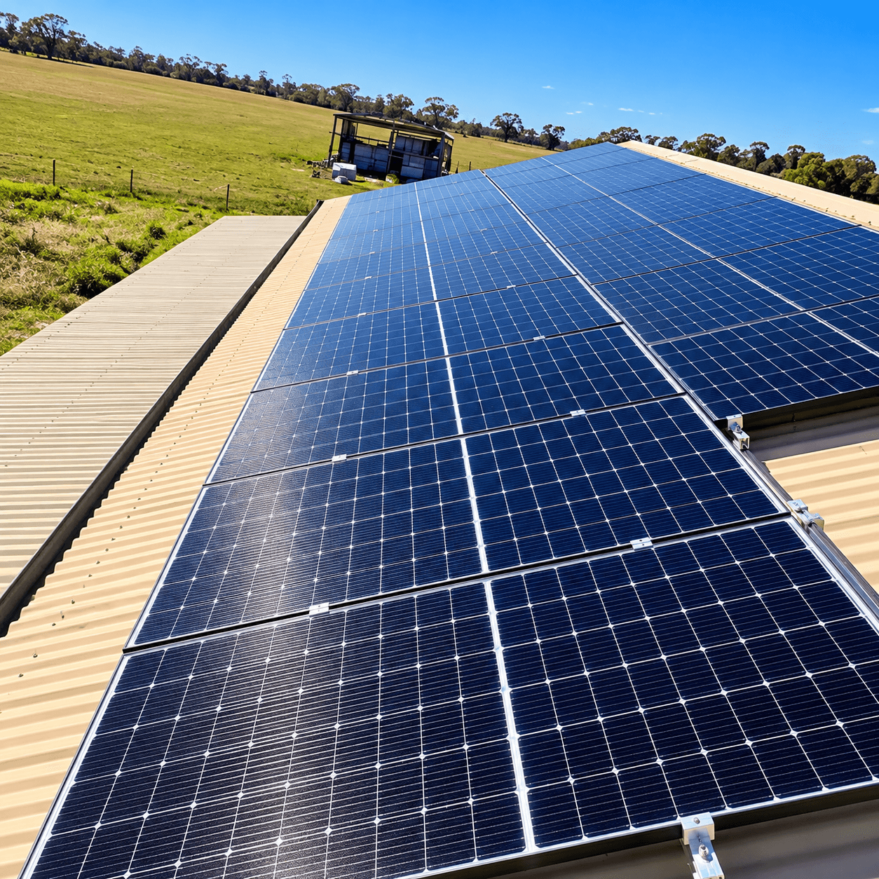500 Kilmore-Lancefield RD solar installation in Kilmore, VIC 3764