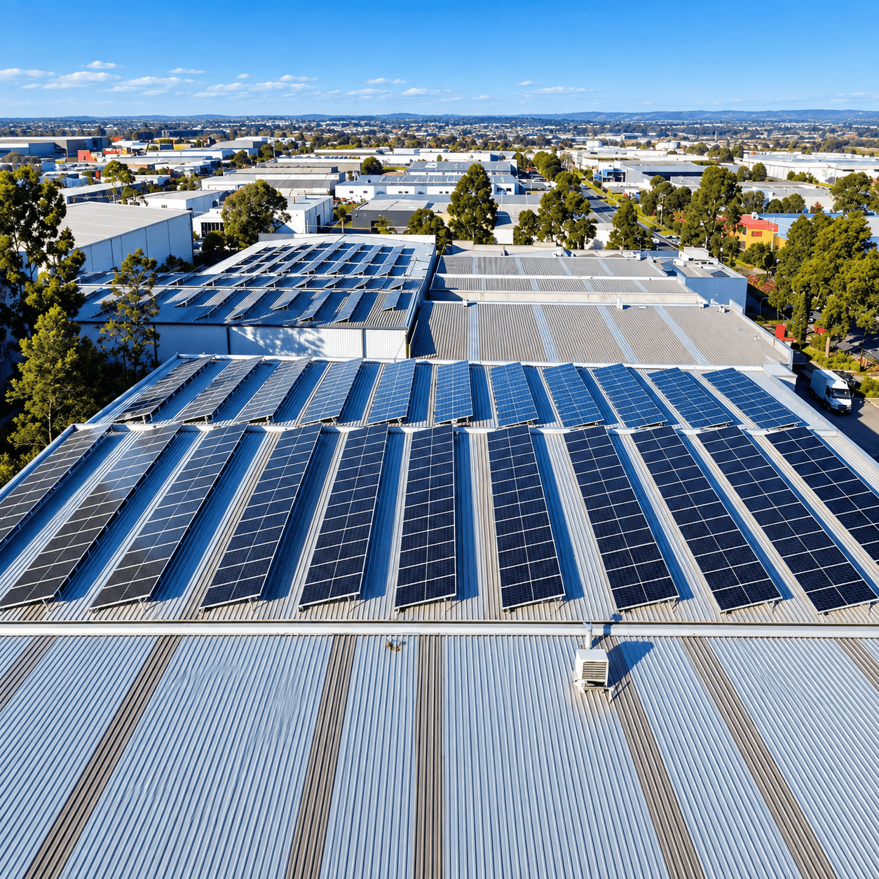 Hallam solar installation